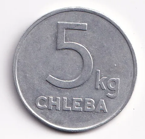 rolnické družstvo Pardubice,5 kg chleba,ČSR