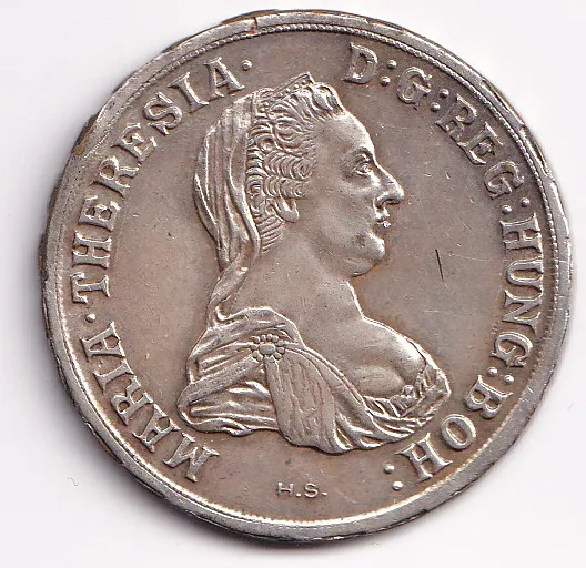 tolarová medaile na rok 1760,Marie Terezie,Rakousko