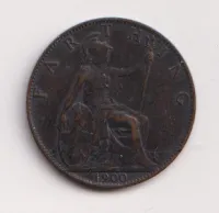 V.Británie,farthing 1900