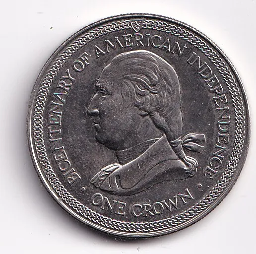 1 crown 1976,Isle of Man