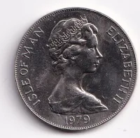 1 crown 1979,Isle of Man