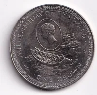 1 crown 1979,Isle of Man