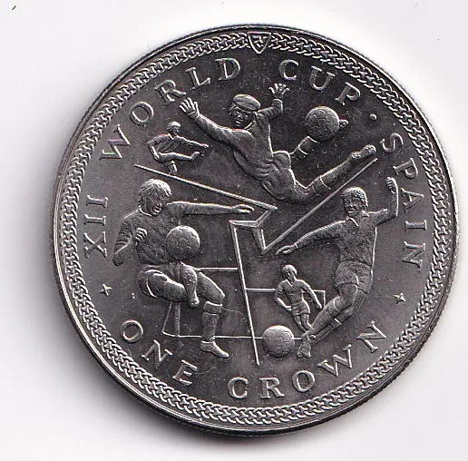 1 crown 1982,Isle of Man