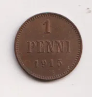 1 penia 1915,Finsko pod Ruskem