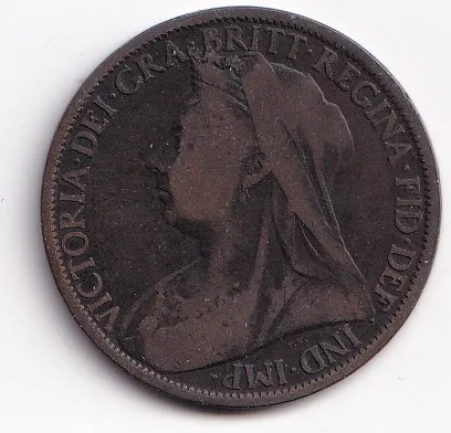 1 penny 1899,V.Británie