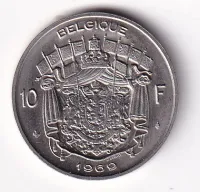 10 frank 1960,Belgie