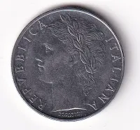 100 lir 1975,Itálie