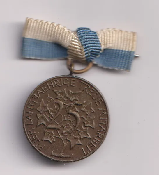 25 let,spolkový odznak,Německo