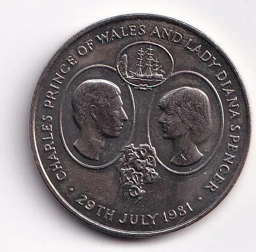 25 pence 1981,Sv.Helena