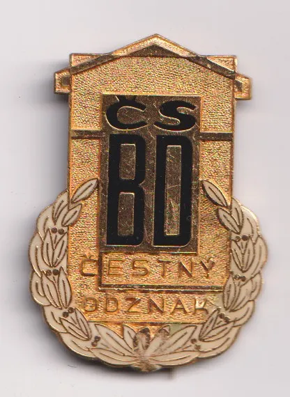čestný odznak čs.svazu bytových družstev,ČSSR