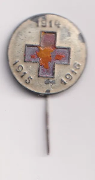 odznak Červený kříž 1915-16,Čechy