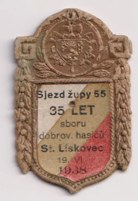 slet hasičů v Lískovci 1938,ČSR