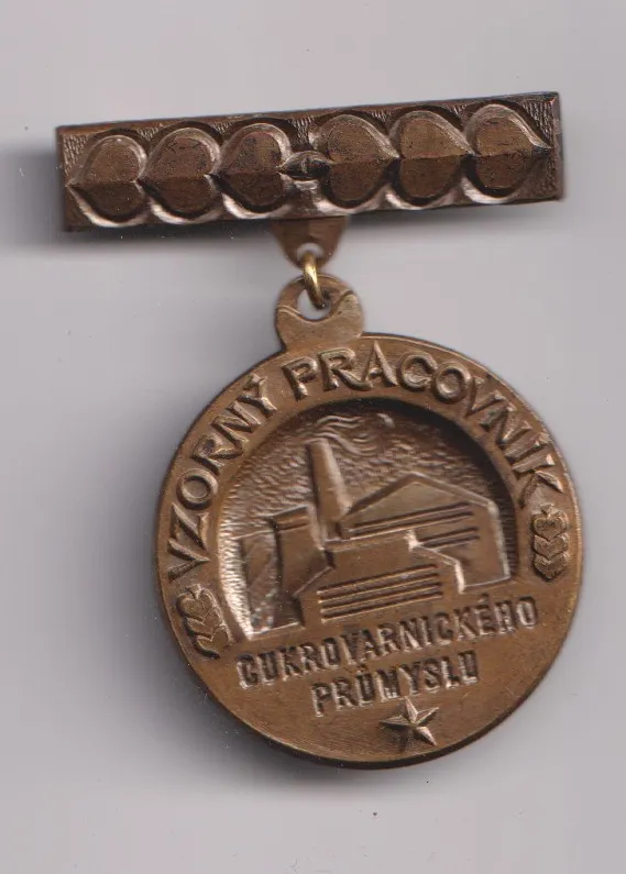 vzorný pracovník cukrovárenského průmyslu,ČSSR