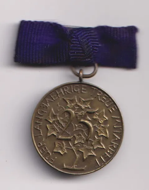 Za 25 let služby v hospodářské komoře,Bavorsko