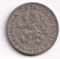 1 koruna 1930,ČSR