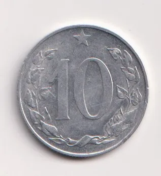 10 haléř 1956,ČSSR