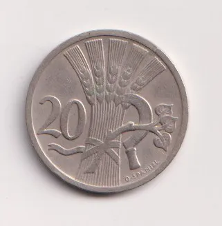 20 haléř 1931,pěkný,ČSR