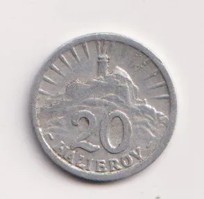 20 haléř 1942,Slovenský štát