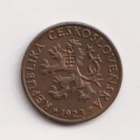 5 haléř 1923,pěkný,ČSR