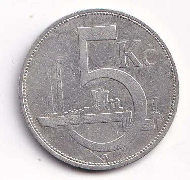 5 Kč 1931,pěkná,ČSR