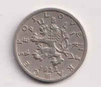 50 haléř 1922,stav,ČSR