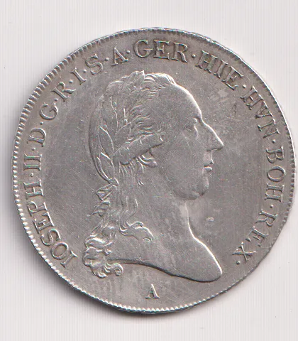 1/2 tolar 1789 A.,Josef II.,Rakousko