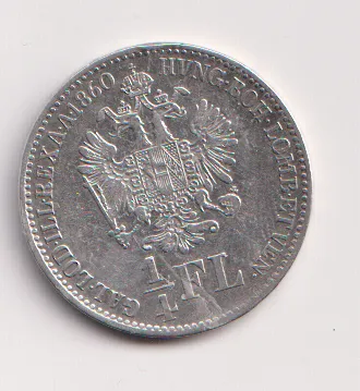 1/4 Fl 1860 B.,Uhry