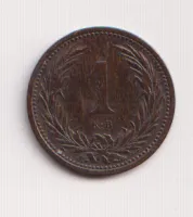 1 fillér 1900 KB.,Uhry