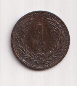 1 fillér 1900 KB.,Uhry