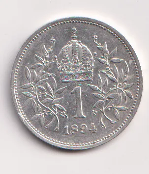 1 koruna 1894.,Rakousko