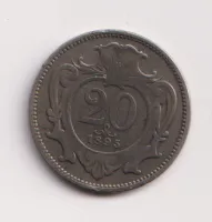 20 haléř 1895.,Rakousko