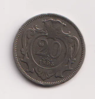 20 haléř 1895.,Rakousko