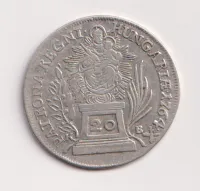 20 krejcar 1764,Marie Terezie,Uhry