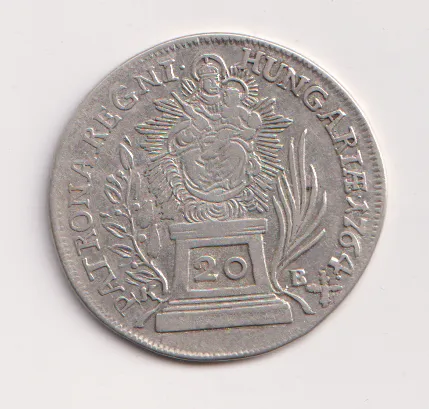 20 krejcar 1764,Marie Terezie,Uhry