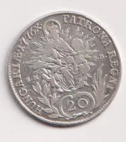 20 krejcar 1776,KB,Marie Terezie,Uhry