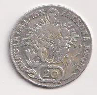 20 krejcar 1776 KB,Marie Terezie,Uhry
