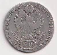 20 krejcar 1804 C.,František II.,Čechy