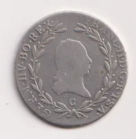 20 krejcar 1804 C.,František II.,Čechy