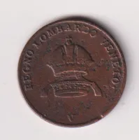 3 centesimo 1822 V.,František II.,Rakousko