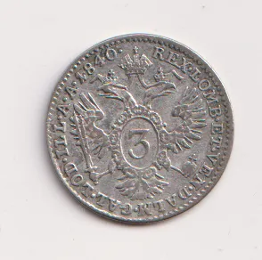 3 krejcar 1840 A.,Ferdinand V.,Rakousko