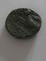 AE-19, hlava Demetera, 309-28 př.n.l., Řecko Lysimachea