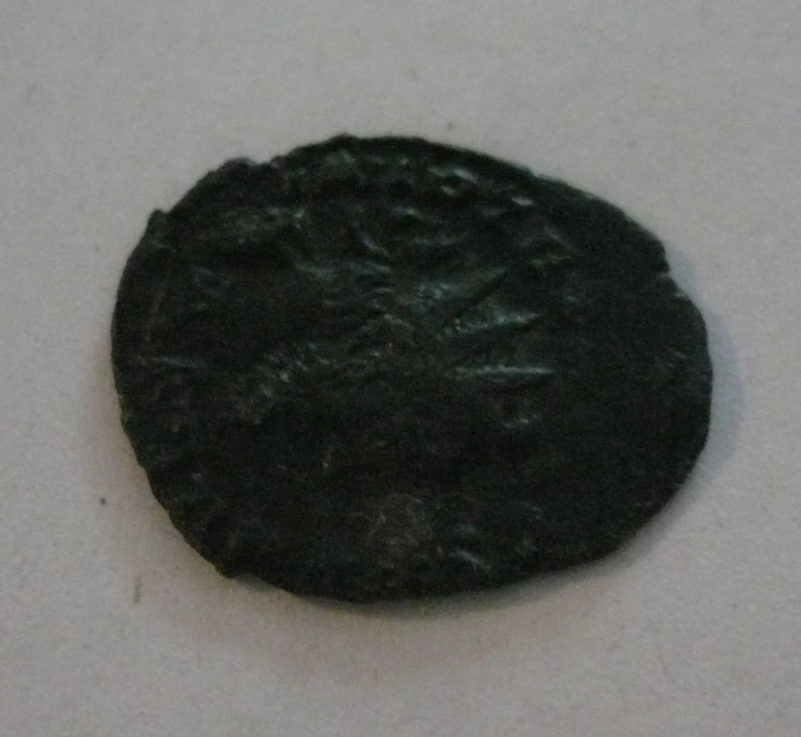 AE Antoninián, Tiberias I., Laetitia, Řím-císařství
