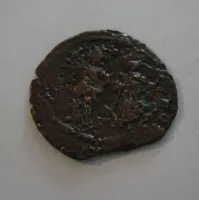AE-Follis, Heraklius 610-41, křížek, Byzanc