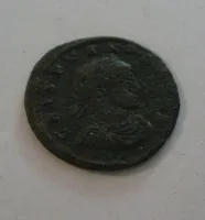 AE redukovaný Follis, Crispus 316-26, Mars, Řím-císařství