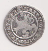 Bílý groš,1574,Praha,Maxmilián II.,Čechy