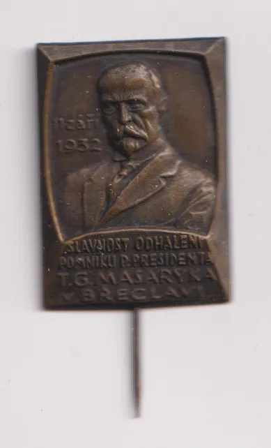 Břeclav 1932.,památník TGM.,ČSR