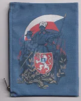 Čs.legionáři-sáček na tabák.,suvenýr.,ČR