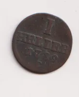 Haléř 1789 C,Sasko