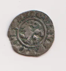 Peníz se lvem,1516-26,Ludvík Jagellonský,Čechy