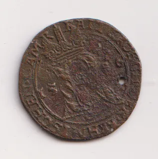 Početní groš 1586,Kutná Hora,Rudolf II.,Čechy